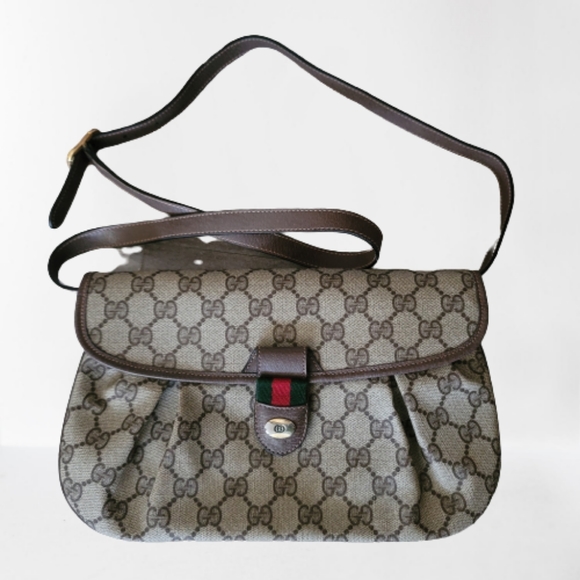 💖VINTAGE GUCCI SUPREME GG OPHIDIA,  SHOULDER BAG W/REMOVEABLE STRAP FOR C… - Picture 3 of 17